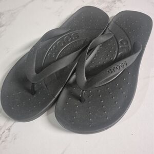 Crocs Unisex Black Flip Flop Sandals